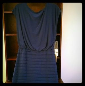 NWT ADRIANA PAPPELL size 10 Blue Dress